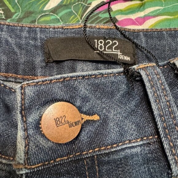 1822 Stretch Denim Size 6 | Mid Wash Slim Fit Jeans | Everyday Casual Minimalist - Picture 11 of 13